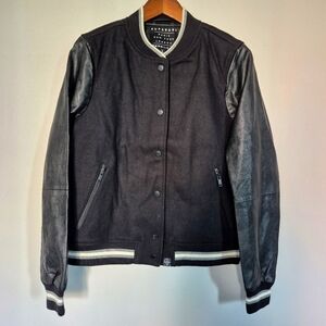 Superdry NWOT Parisian Luxe Wool Bomber Jacket Large